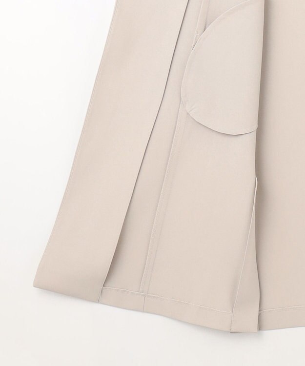 ANY L 【洗濯機可/ストレッチ/セットアップ可】イージーケアストレッチジレ ベージュ