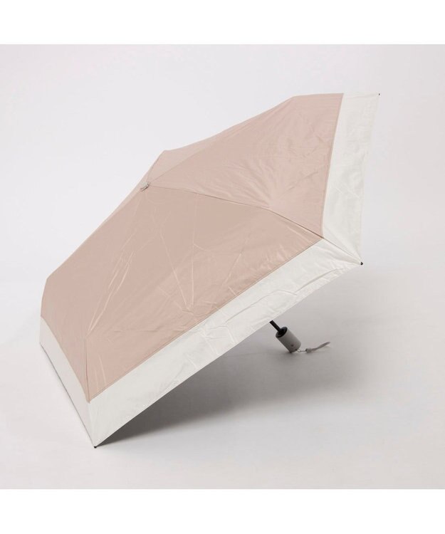 UNBILLION カシュネ cachenez / PU軽量バイカラー自動開閉3段折りたたみ傘 ピンク