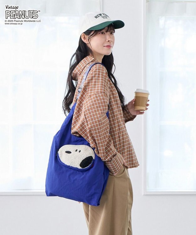 ROOTOTE 8458【スヌーピー】IP.ルーショッパー.ピーナッツ-0P 04：3D グラス