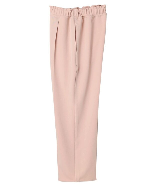 Green Parks イージーウエストセンタープレスストレートパンツ Pink