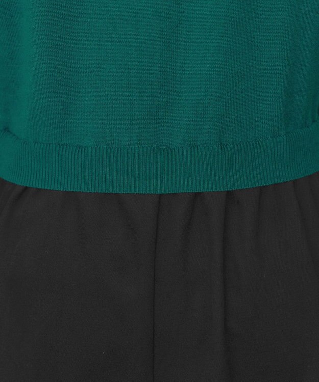 Tiaclasse ニットドッキングワンピース グリーン