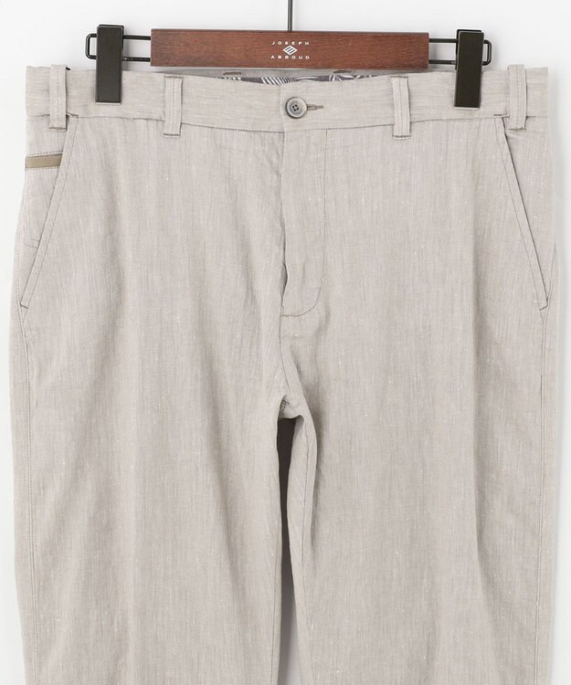 JOSEPH ABBOUD 【キングサイズ】リヨセルリネンシャンブレー パンツ ベージュ系