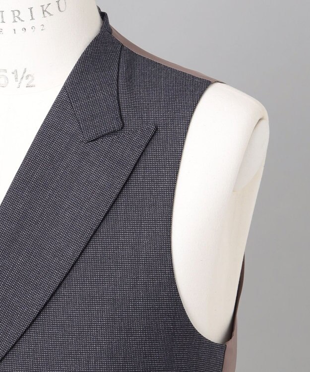 GOTAIRIKU 【Ermenegildo Zegna】ISLAND FLEECE　3ピーススーツ ネイビー系8