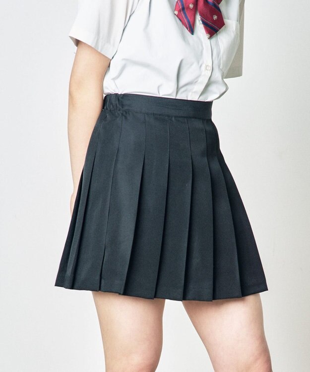 WEGO 【SCHOOLITEM】スクールプリーツスカート ブラック