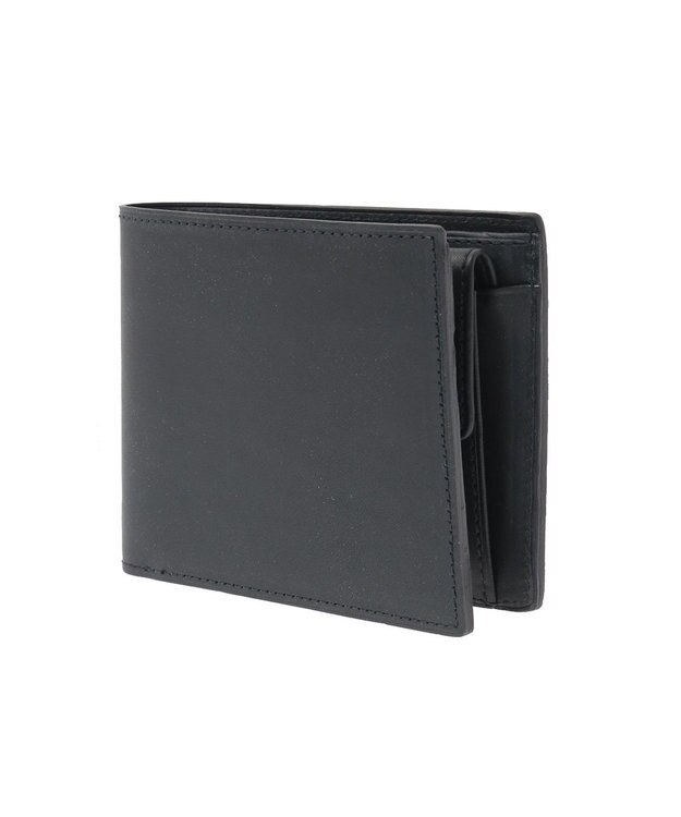 genten スマートウォレットⅡ 二つ折り財布 クロ