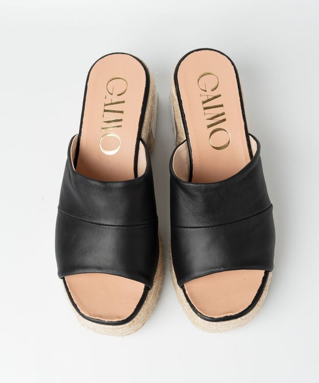 gaimo 【GAIMO/ガイモ】プレーンジュート厚底サンダル/KALA-US ブラック