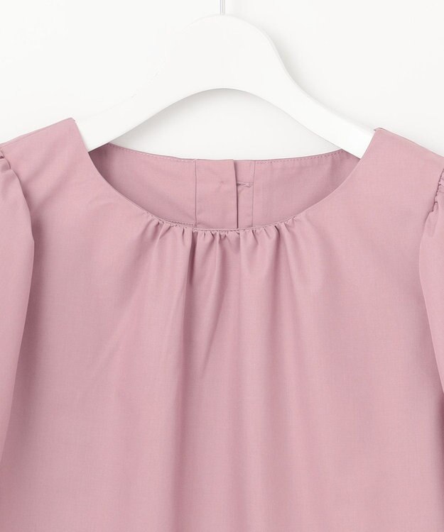 Feroux 【洗える】パフスリーブセット アップ ピンク系