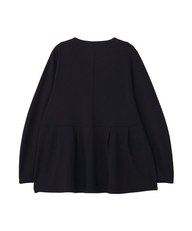 YECCA VECCA ペプラムジャケット Navy