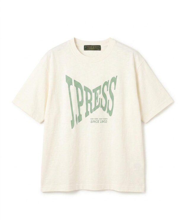 J.PRESS MEN 【WEB・一部店舗限定】Vintage Logo T-Shirt ホワイト系