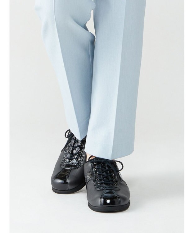 ASICS WALKING ペダラウォーキングシューズ 3E ヒール高2.0cm ブラック系