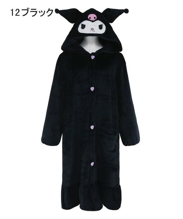 San-ai Resort（三愛水着楽園） 【SALE】温活にもぴったり！クロミ着ぐるみワンピース 【northerly】【サンリオキャラクターズ×San-ai Resortコラボ】 ブラック