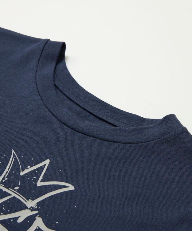 OP／FILA 【SEVEN2】グラフィティ風プリントTシャツ ネイビー