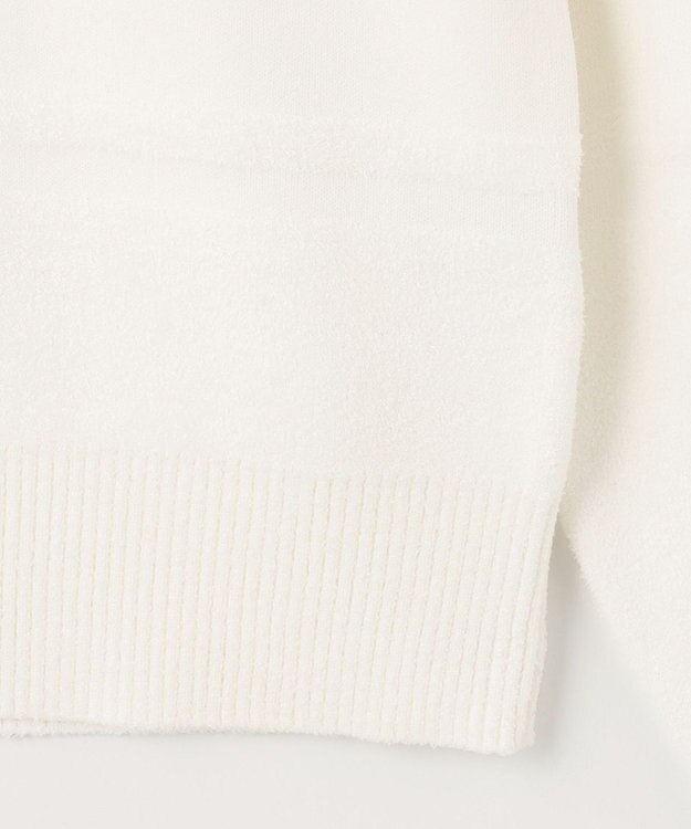 23区GOLF 人気ニットアイテムが今季も登場【WOMEN】【洗える】スノーモチーフ モックネックニット アイボリー系