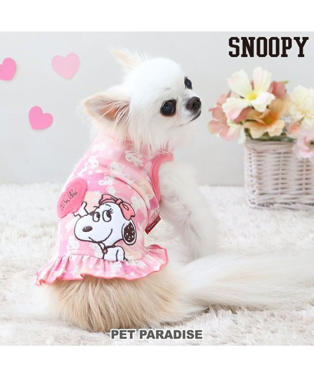 PET PARADISE スヌーピー ベル タンクトップ 《ポップ柄》 小型犬 ベル