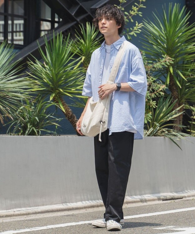 WEGO 【ユニセックス着用ITEM/ウエストゴム/手洗い可】シェフパンツ ブラック