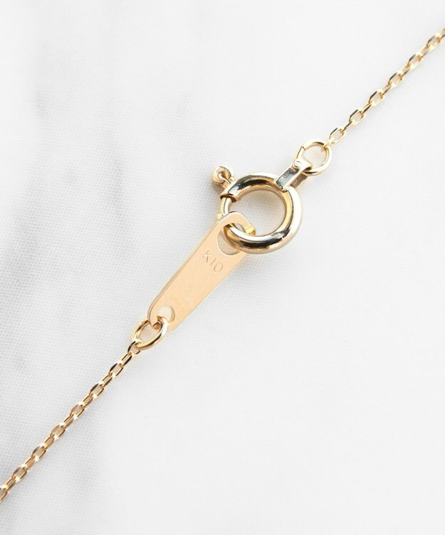 TOCCA 【WEB＆数量限定】PIECE OF FLOWER NECKLACE K10 ピンクトルマリン ダイヤモンド ネックレス ピンクトルマリン