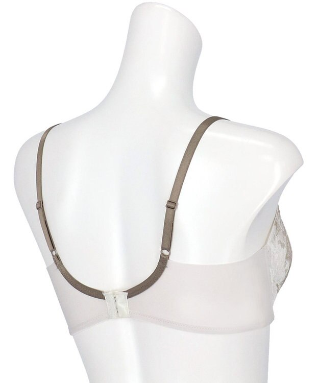 WACOAL 【ハグするブラ】 ブラジャー 体温を感知してカラダになじむ 谷間メイク 脇高設計 レディース BXB418 /ワコール アイボリー