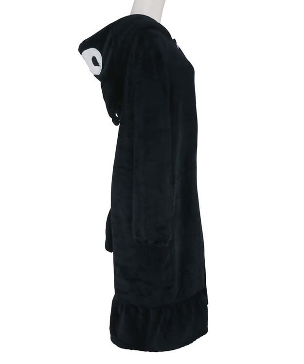 San-ai Resort（三愛水着楽園） 【SALE】温活にもぴったり！クロミ着ぐるみワンピース 【northerly】【サンリオキャラクターズ×San-ai Resortコラボ】 ブラック