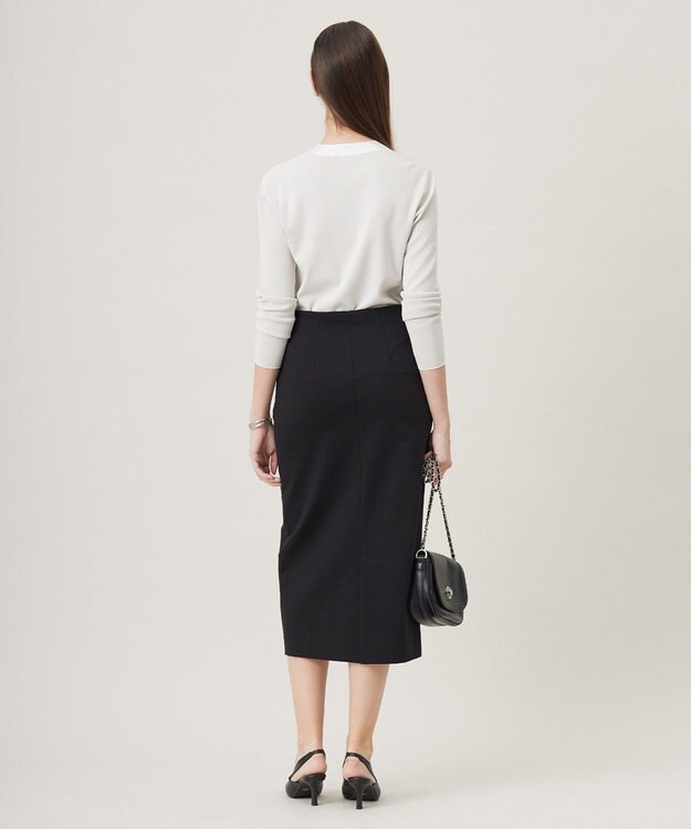 ICB 【洗える】 シンセティックフルニードル Vネックプルオーバー トープ系