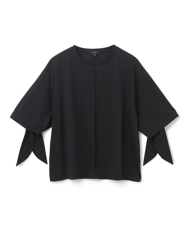 JOSEPH 【洗える】プレーティングジャージー　カットソー Black