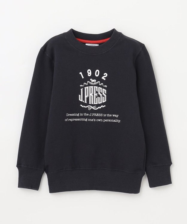 J.PRESS KIDS 【110-130cm】ハウスマーク トレーナー ネイビー系
