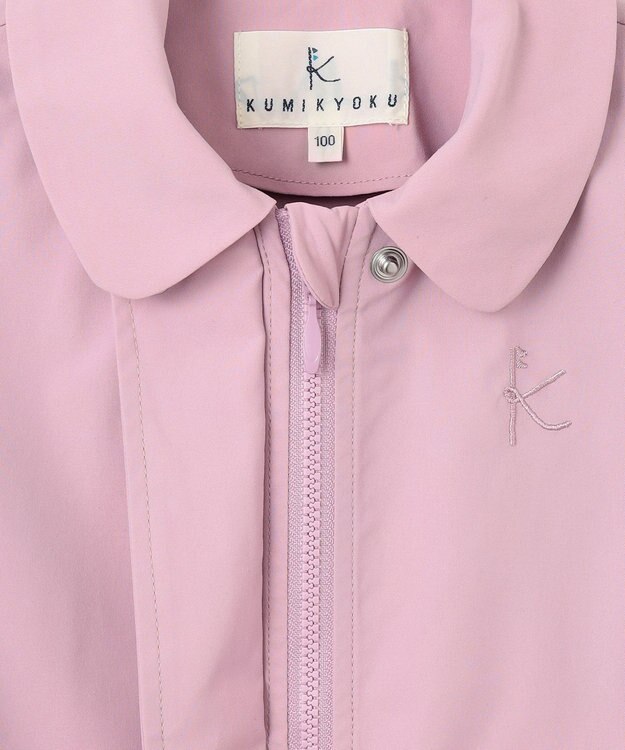 組曲 KIDS 【100㎝】【撥水】フリル マウンパ ラベンダー系