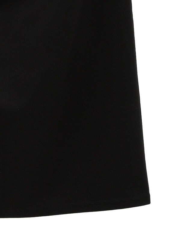 CRAFT STANDARD BOUTIQUE ドレープデザインIラインスカート Black