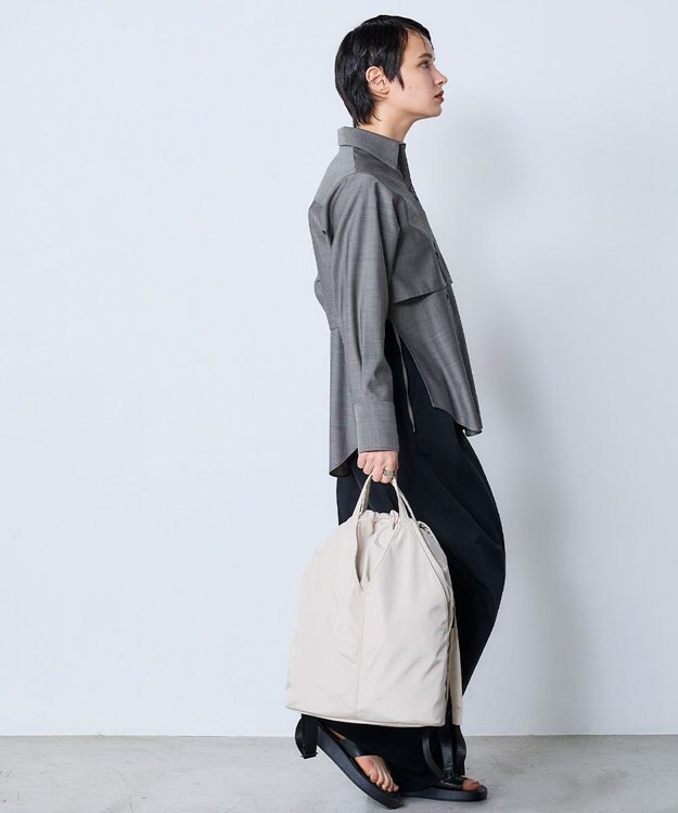 MioFIRANO SILHOUETTE Q001 バックパック リュック 2WAY はっ水 A4サイズ対応 IVORY