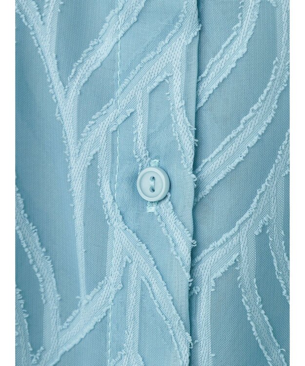 Green Parks ２ＷＡＹ　リーフジャガードシアーシャツ Mint