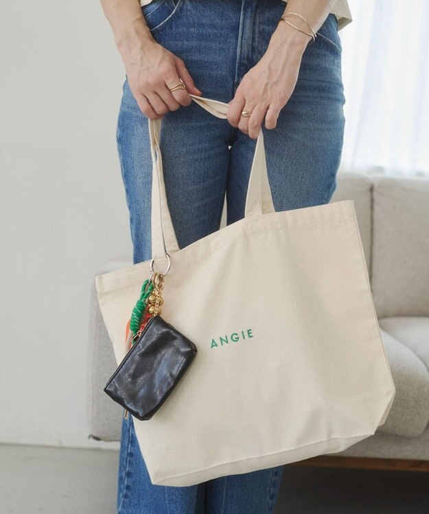 WEGO 【ANGIE VINTAGE】ANGIEロゴトートバック グリーンその他