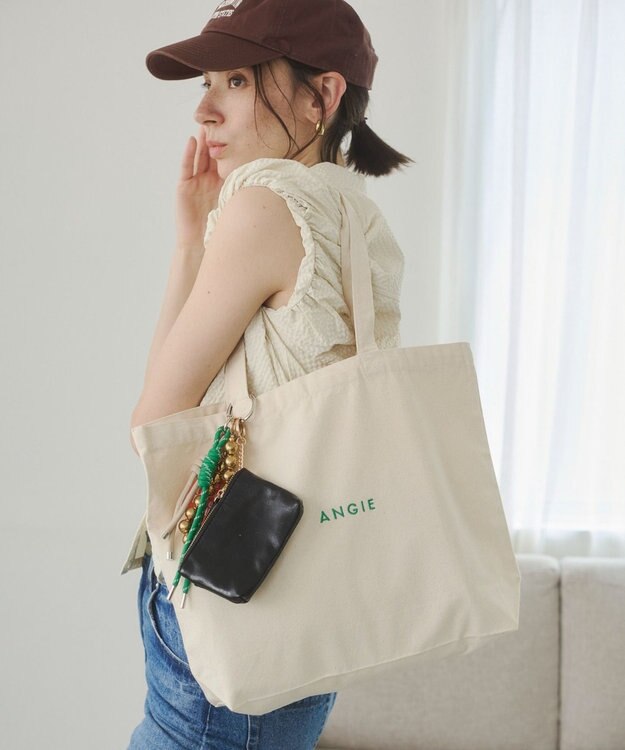 WEGO 【ANGIE VINTAGE】ANGIEロゴトートバック グリーンその他