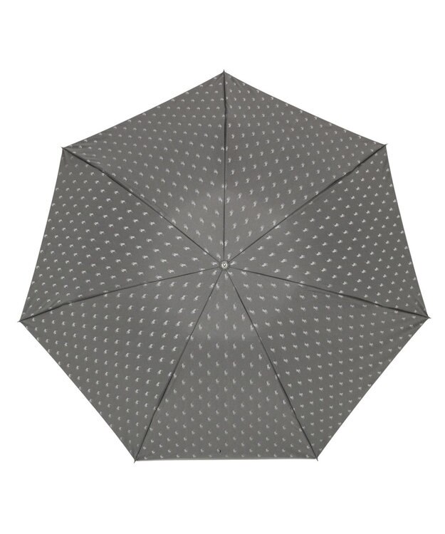 MOONBAT POLO RALPH LAUREN メンズ 折りたたみ傘 POLO BEARジャカード／日本製 ダークグレー