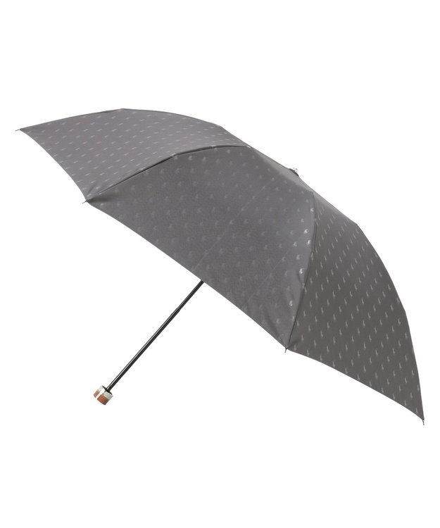 MOONBAT POLO RALPH LAUREN メンズ 折りたたみ傘 POLO BEARジャカード／日本製 ダークグレー