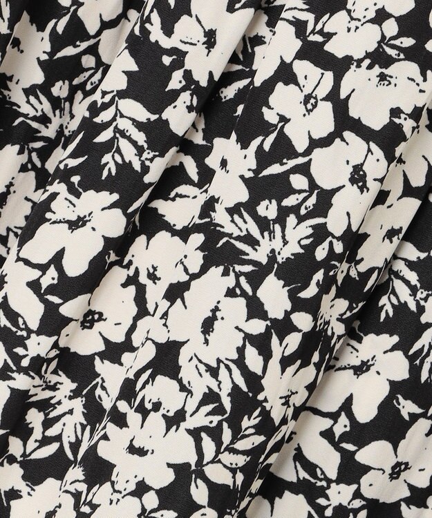 ANY 【ウエストゴム】ラップギャザースカーチョ フラワー