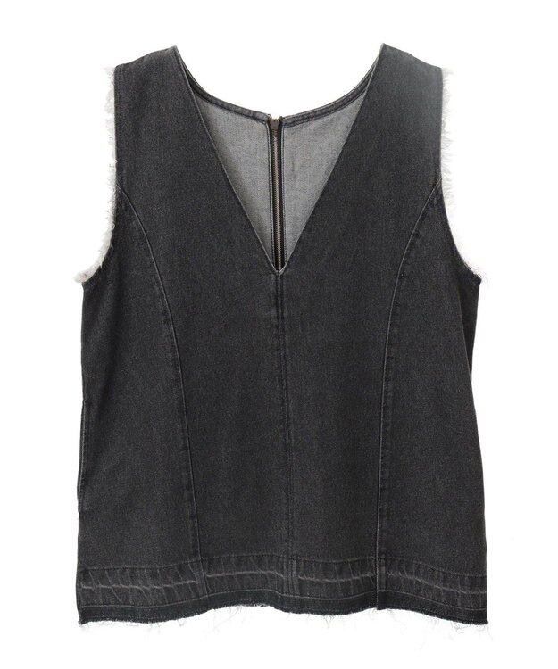 Green Parks ２ｗａｙデニムベスト Black