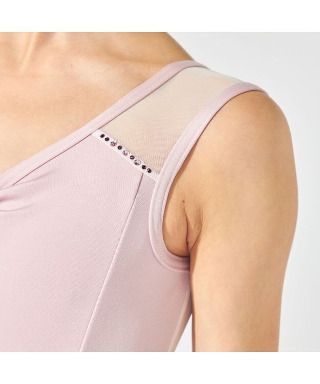 Chacott ノースリーブレオタード ライラック