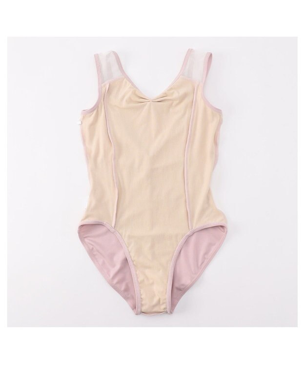 Chacott ノースリーブレオタード ライラック