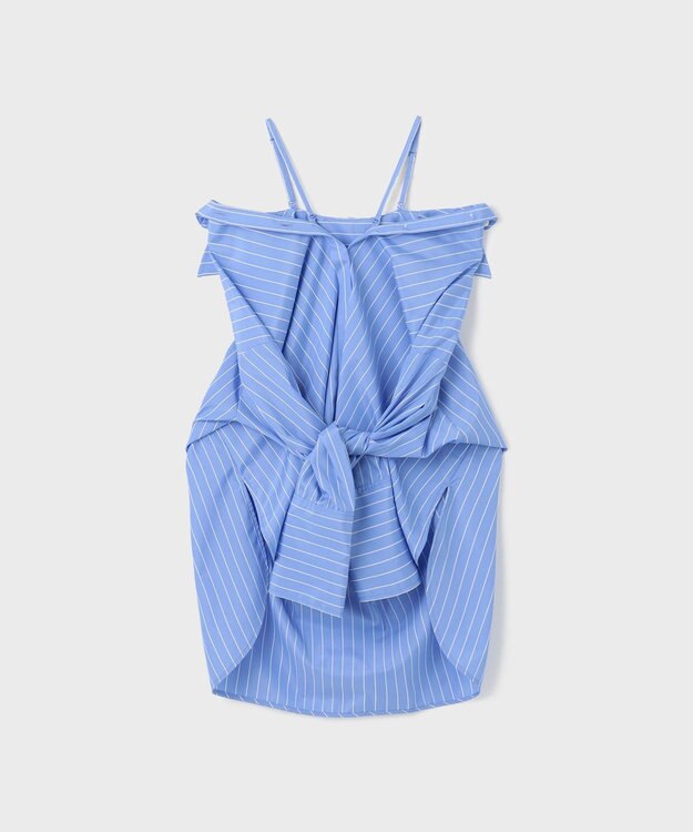 GRACE CONTINENTAL 2WAYシャツブラウス ストライプ