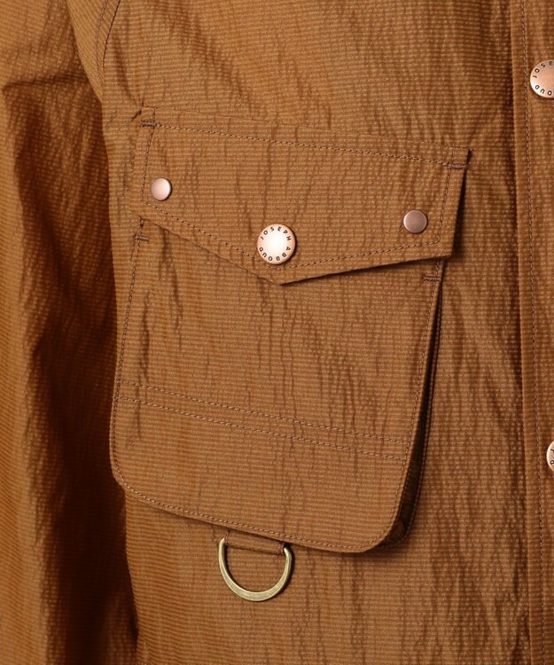 JOSEPH ABBOUD MOUNTAIN リップルサッカー ブルゾン キャメル系