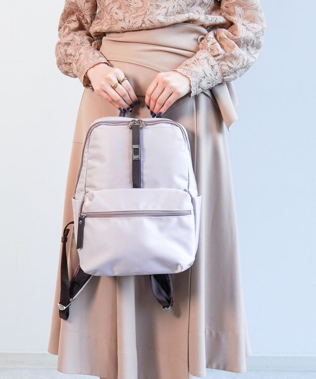 ACE BAGS & LUGGAGE PROGRES プログレ ミュー リュックサック ボトルホルダー エアメッシュ素材 背面ポケット 17394  リュックサック レディース ユーティリティポケット ピンク