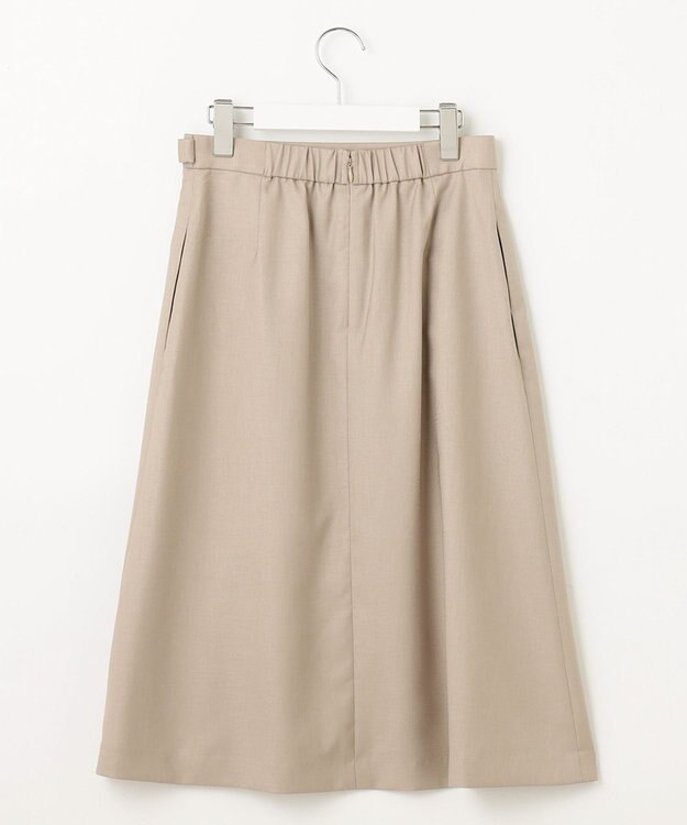 J.PRESS LADIES 【セットアップ対応・洗える・UVケア・速乾】 OXIJEWELストレッチ スカート ベージュ系