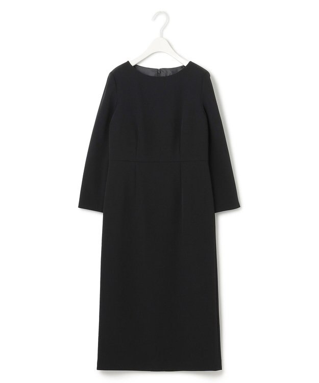 ICB 【洗える・ブラックフォーマル】 TaPeダブルクロス ワンピース ブラック系