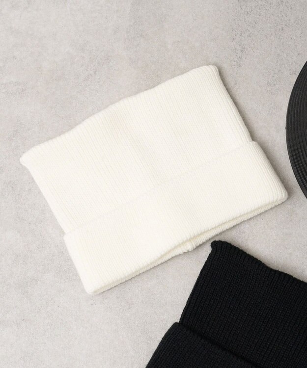 WEGO ネコミミニットキャップ オフホワイト