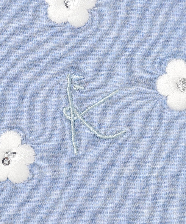 組曲 KIDS 【150-160㎝】 petit fleur エンブロイダリーチュニック ブルー