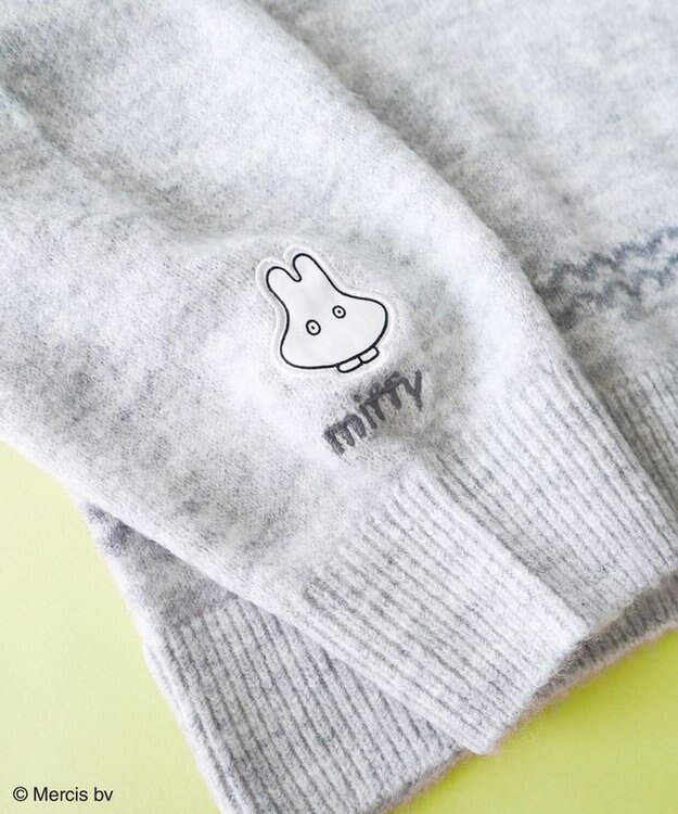 Green Parks Ｍｉｆｆｙ／求心柄ジャガードニットプルオーバ Light Gray