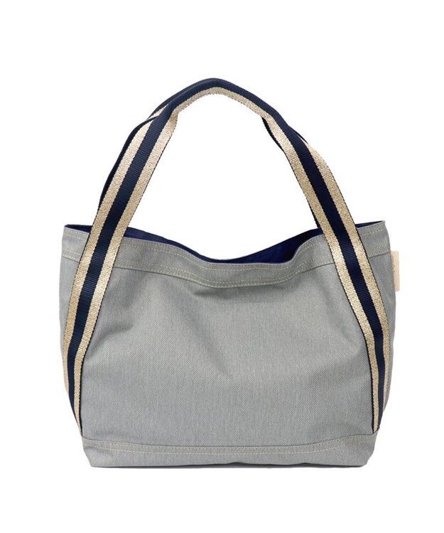 Regalo Felice 【撥水 / A4対応サイズ / 色落ちしないデニム調生地】トート / REGALO GY(グレー×ゴールドネイビー)