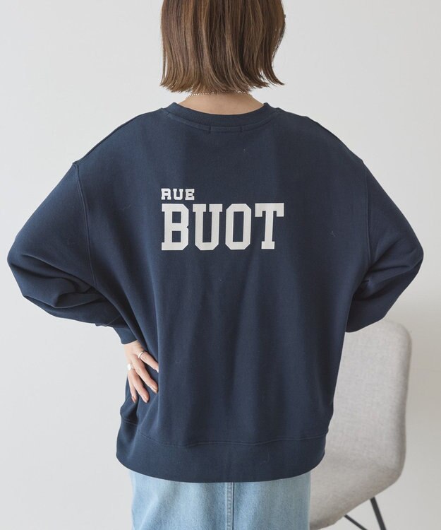 AMERICAN HOLIC カレッジロゴ裏毛スウェット Dark Navy