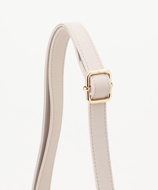 ANY マジカルライトメタルショルダーバッグ ライトグレー