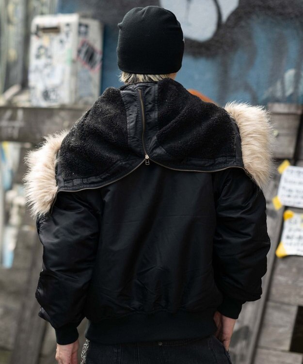 WEGO 【ユニセックス着用ITEM/MLサイズ展開】N2B ブラック