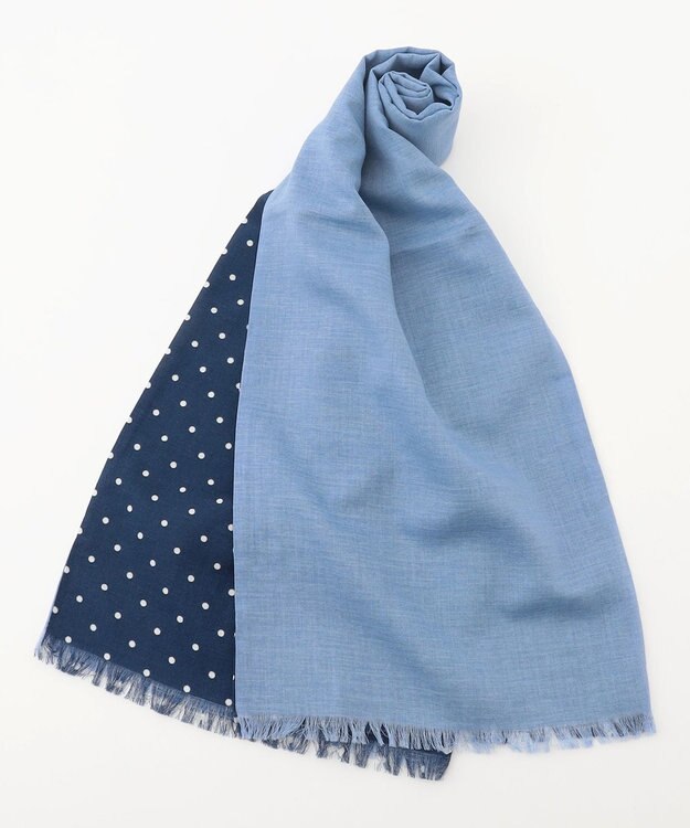 J.PRESS MEN 【J.PRESS ORIGINALS】Cotton Wool W-Face Dot Stall ネイビー系5